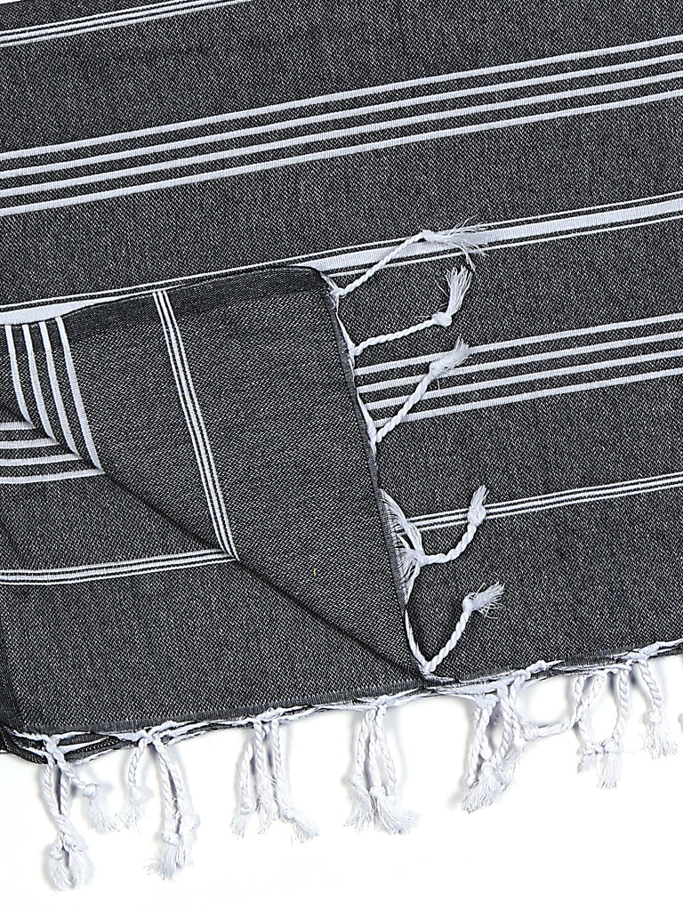 Pure Series: Sustainable Turkish Towel - Black 4