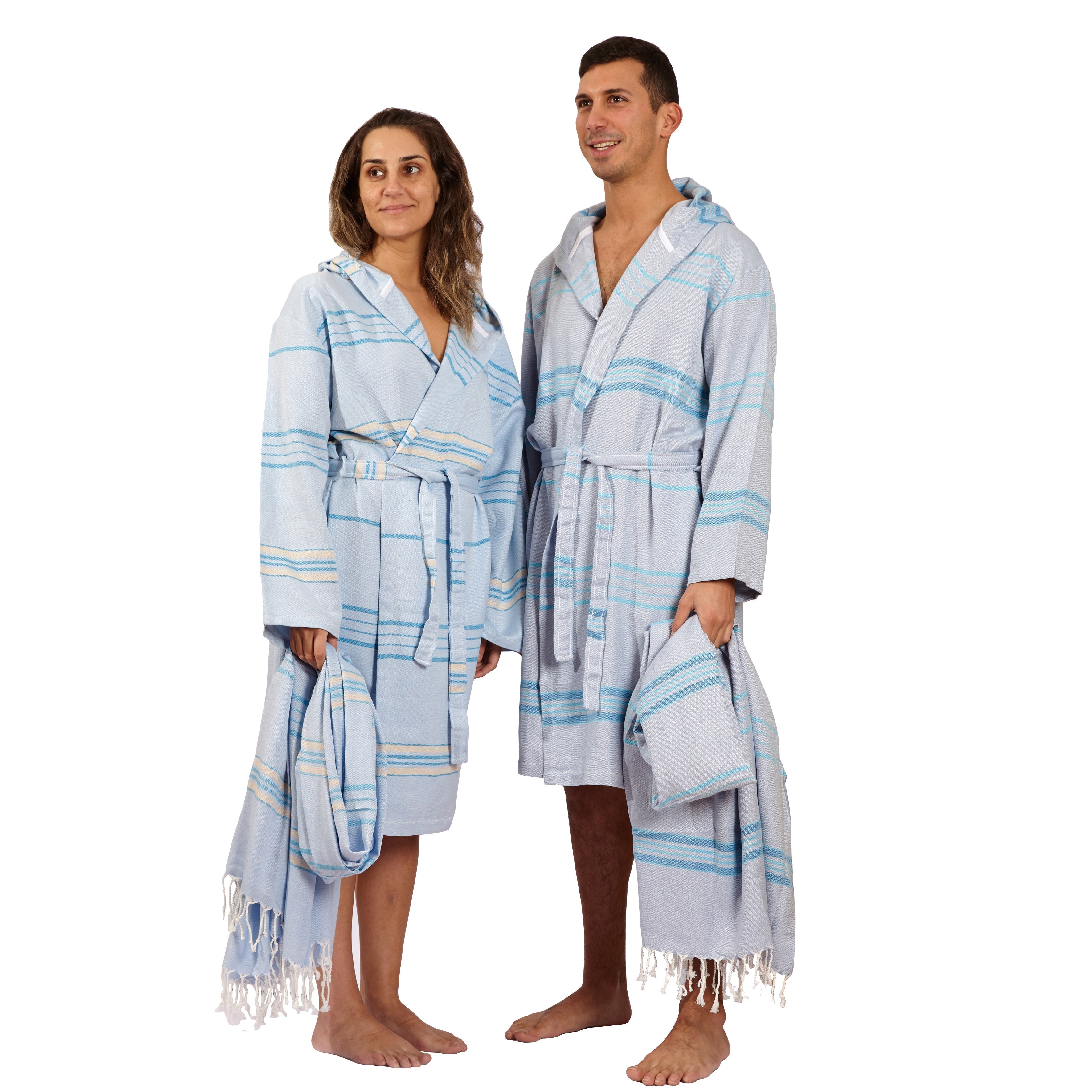 Antalya Unisex Bathrobe - Beige 6