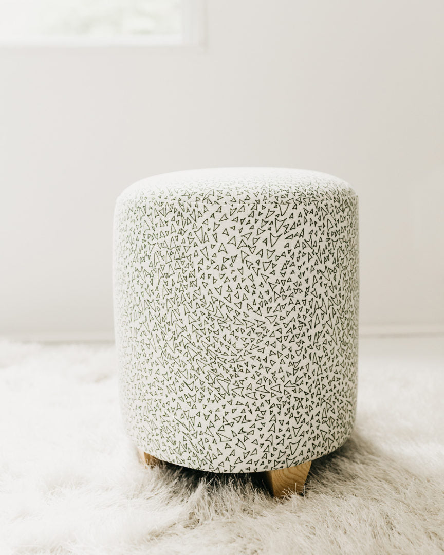 Basilone in Cereus Small Round Ottoman 3