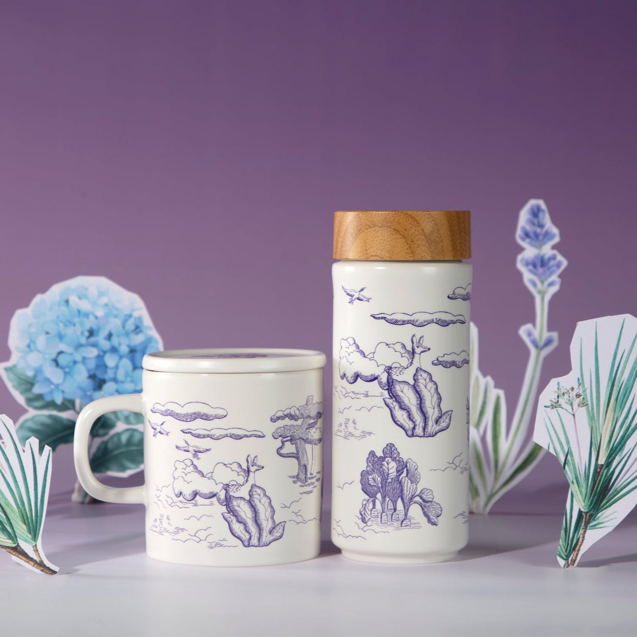 Magic Garden Travel Mug & Mug Gift Set 9