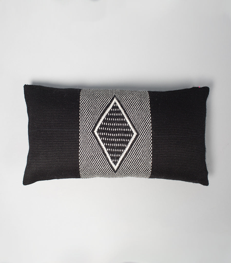 Diamante Lumbar Pillow in Black 5