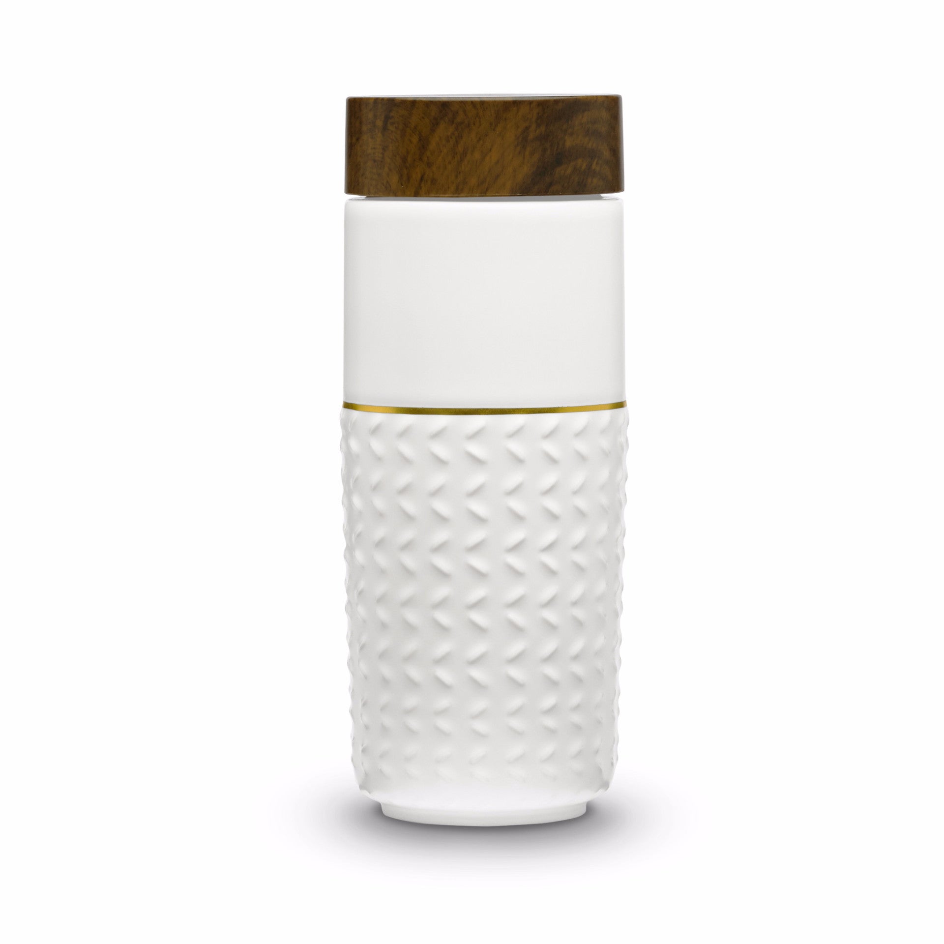 One-O-One / Free Soaring Gold Line Ceramic Tumbler 6
