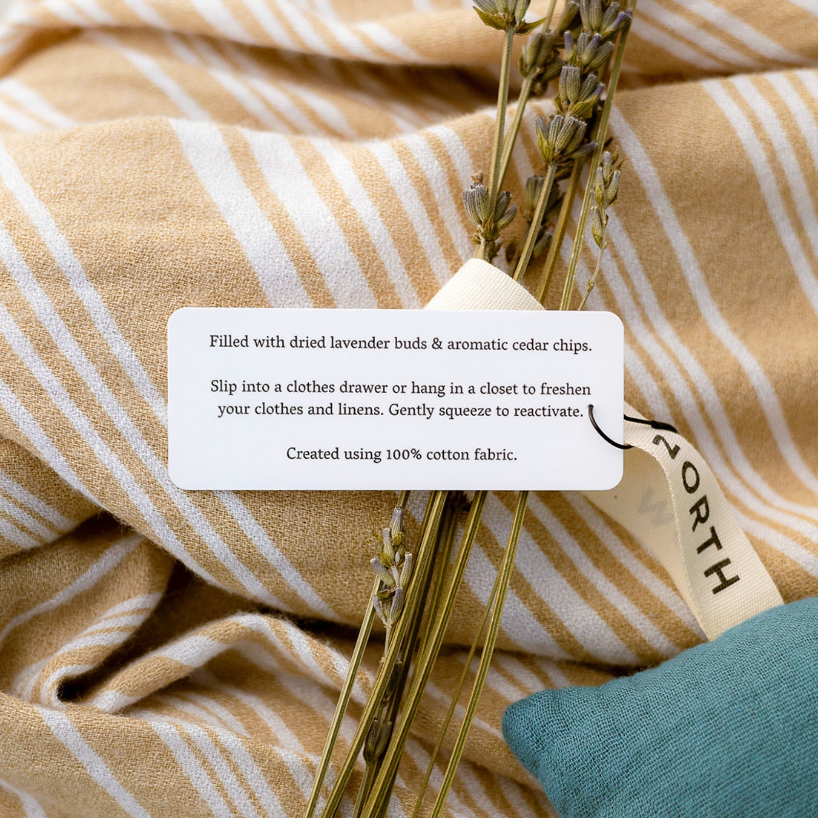 Lavender + Cedar Sachet Pouch - Lagoon 5
