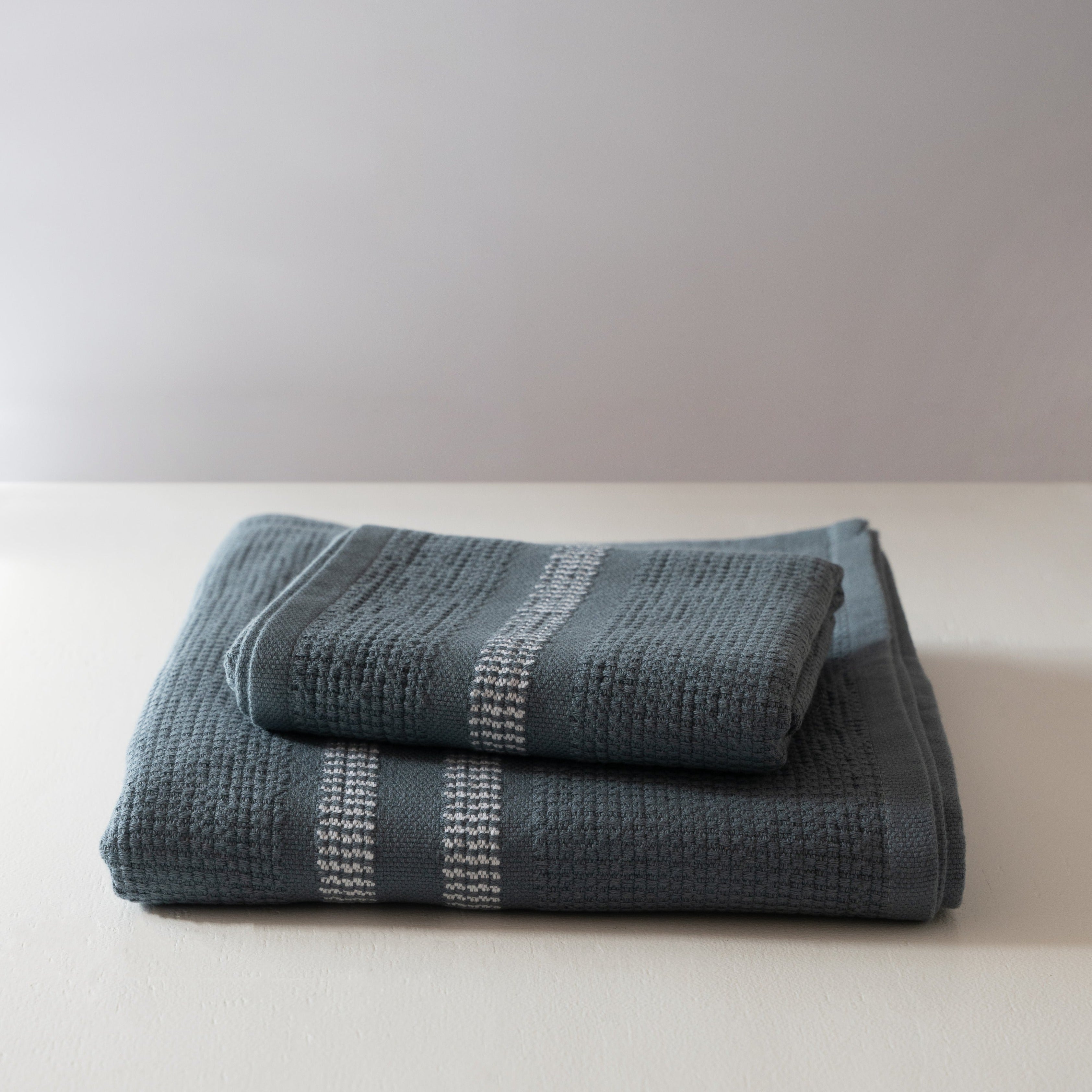 Organic Block Rib Bath Towel - Orion 3