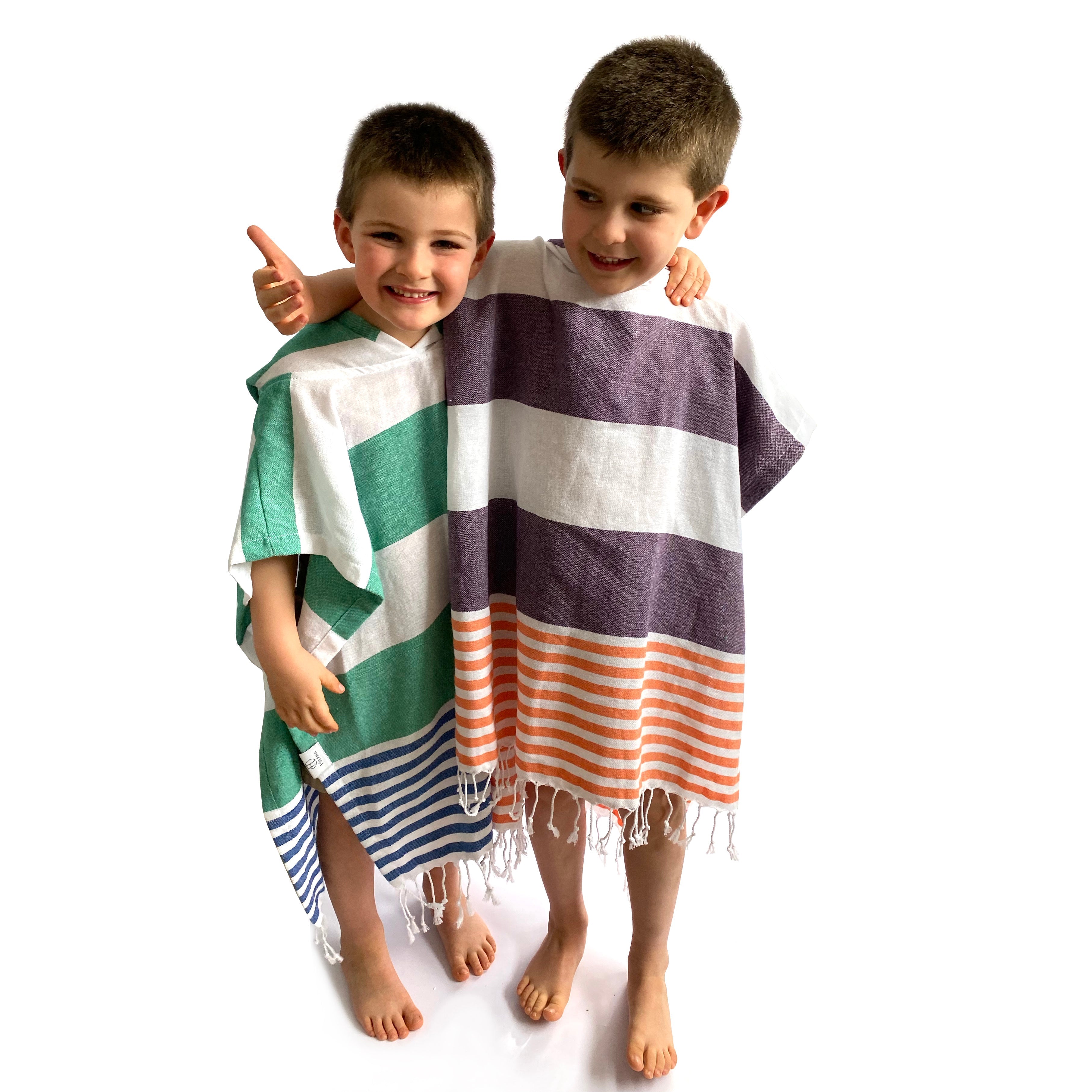 Veracruz Hooded Poncho Towel - Purple 8