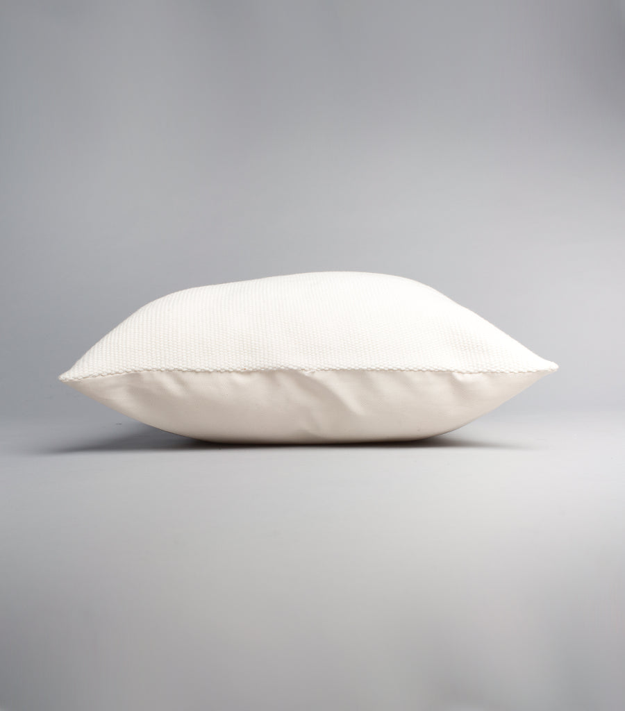 Solid Cotton Euro Pillow in Ivory 5