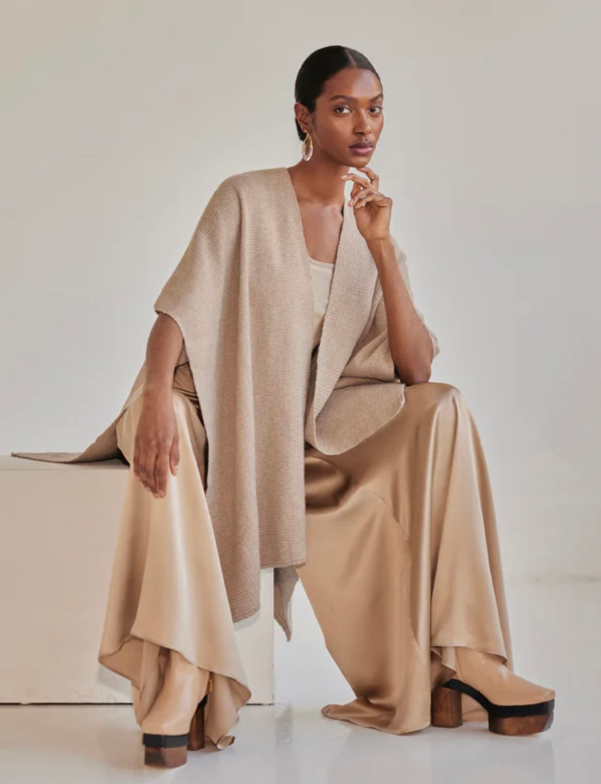 Solid Alpaca Duster 9