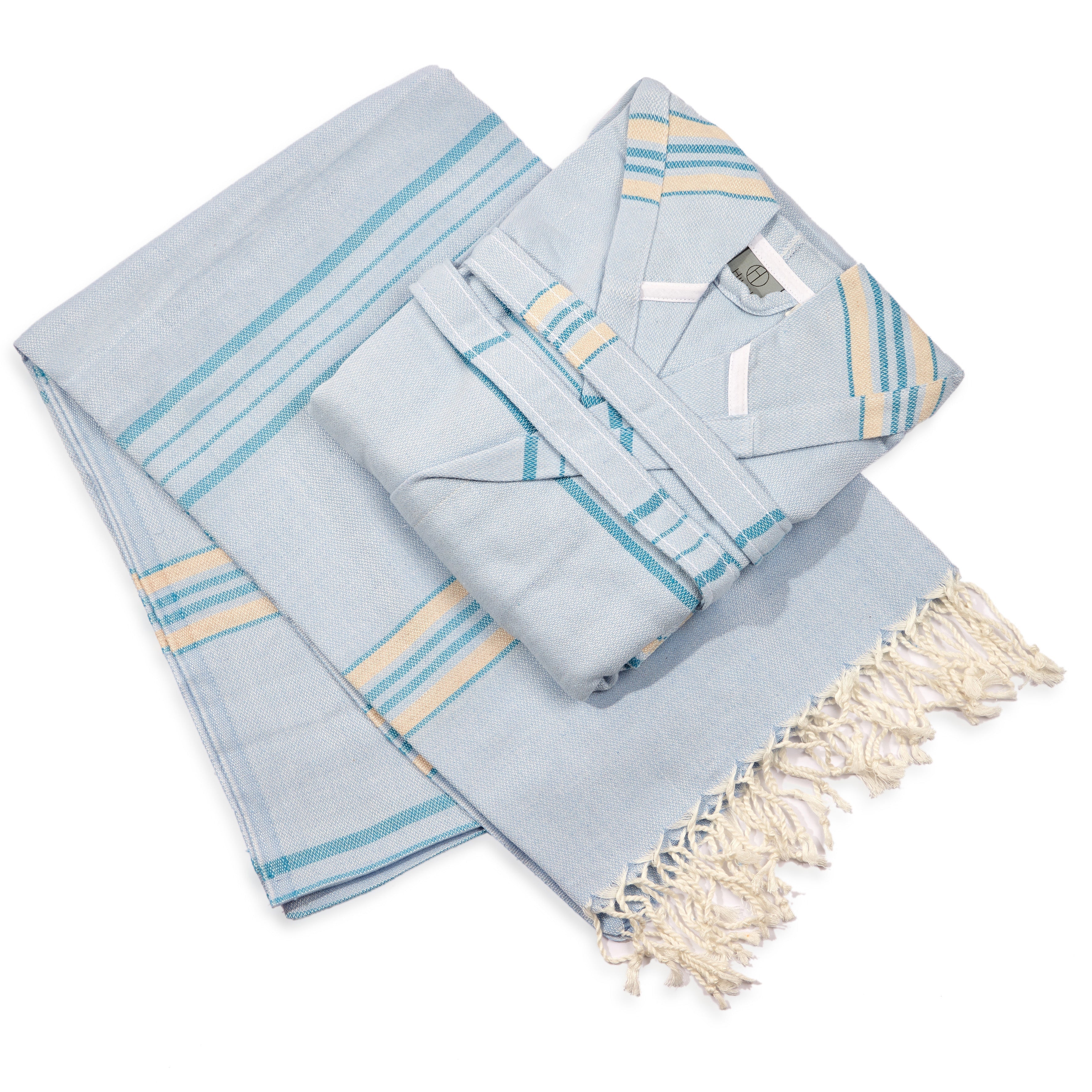 Antalya Unisex Bathrobe - Beige 7