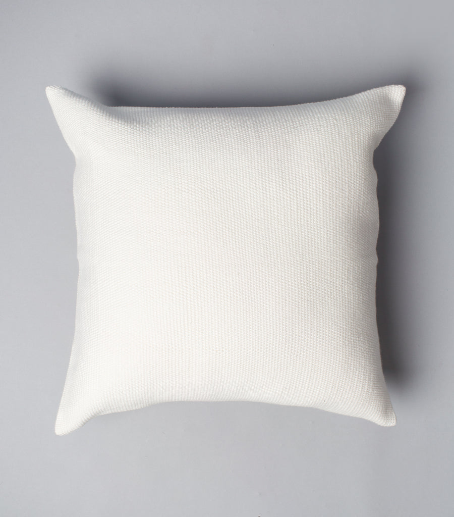 Solid Cotton Euro Pillow in Ivory 6