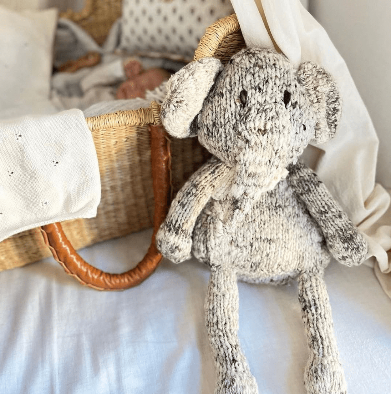 Wool Knit Buddy  | Elliott the Elephant 4