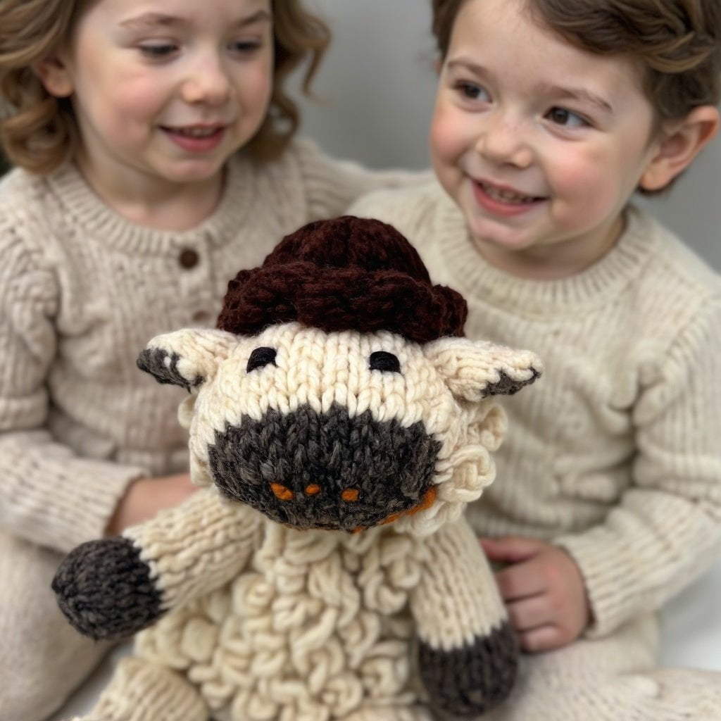 Wool Knit Buddy  | Sawyer the Sheep 6