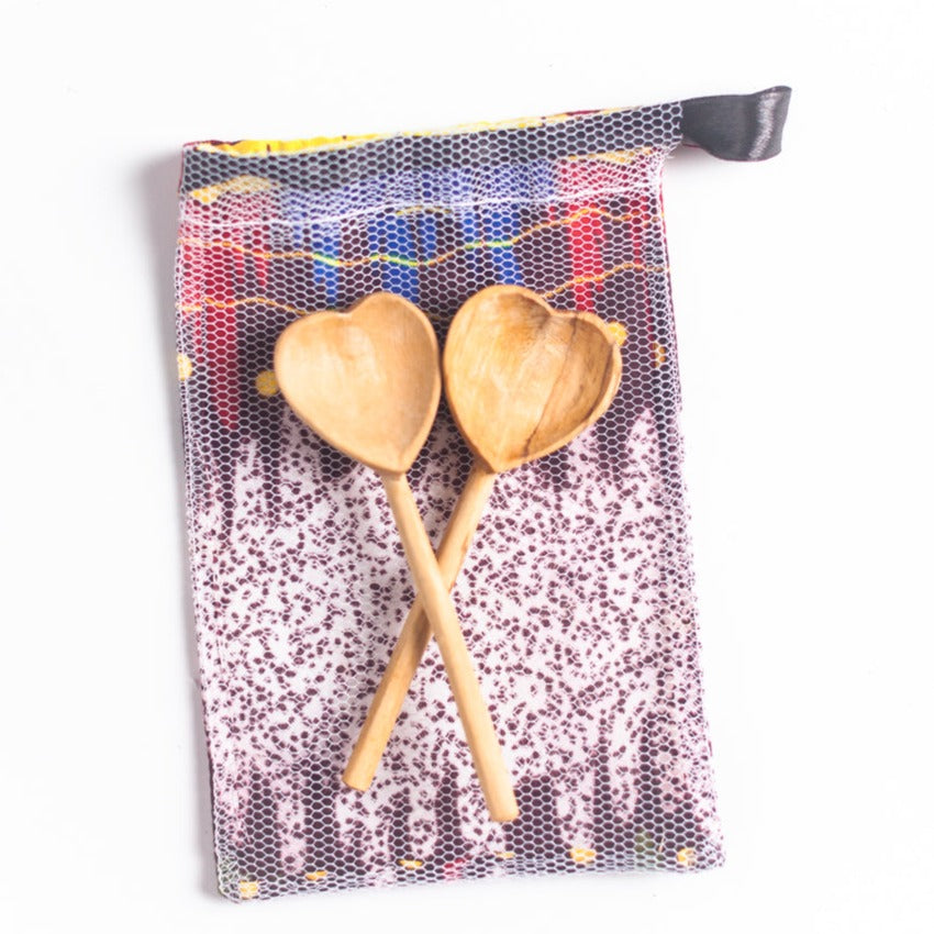 Heart Teaspoons - set of 2 3
