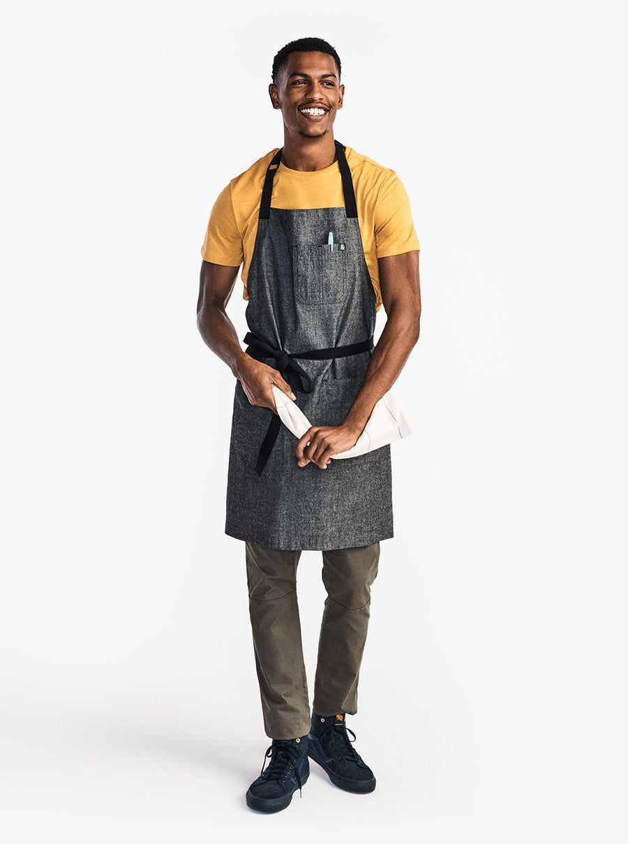 The Essential Apron - Peppercorn Grey 4