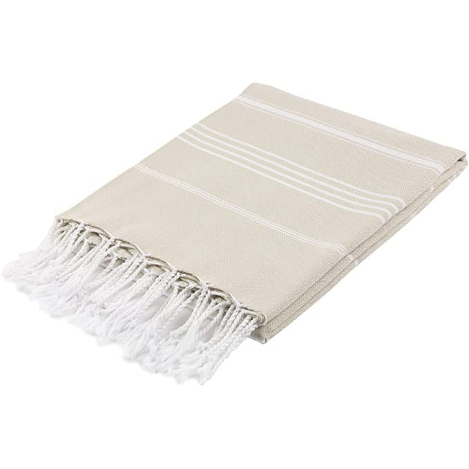 Pure Series Sustainable Turkish Towel Beige 5