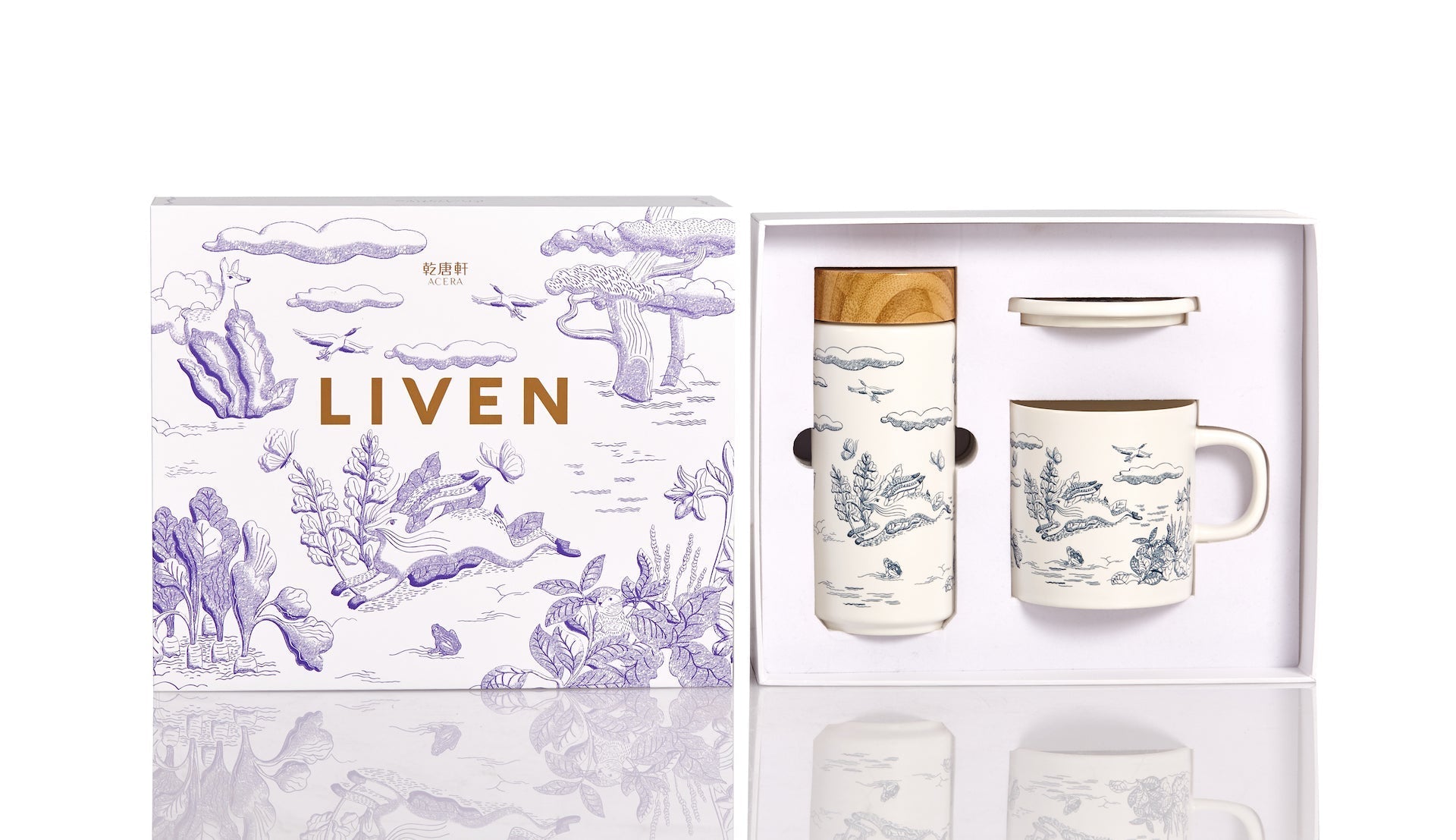 Magic Garden Travel Mug & Mug Gift Set 10