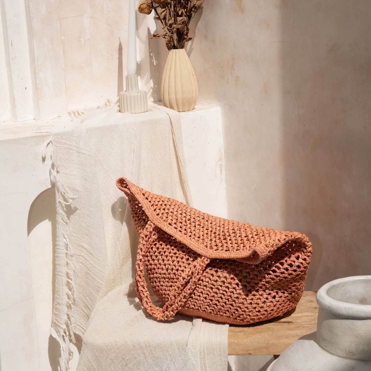 Cambia  Raffia Tote Bag 6