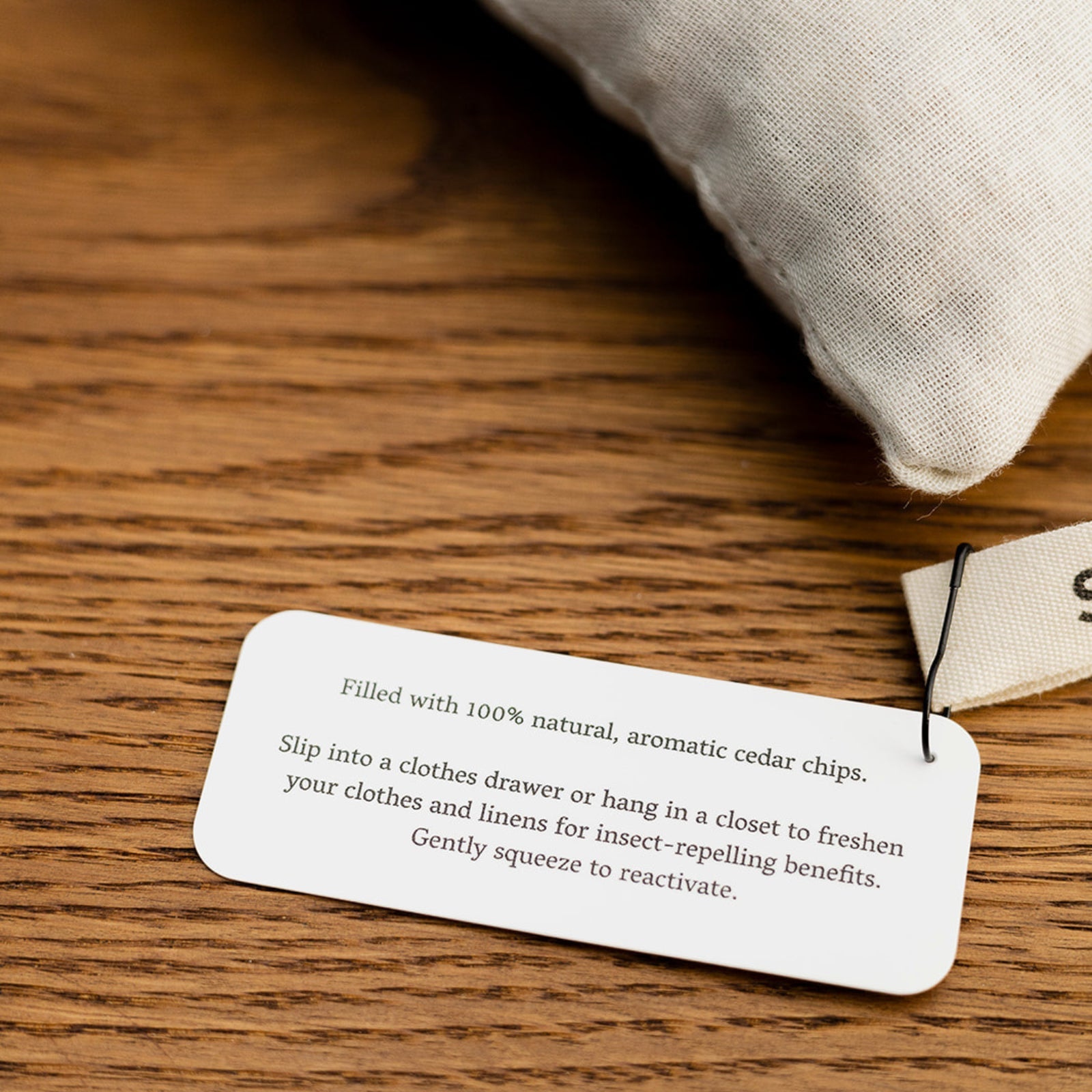 Cedar Sachet Pouch - Cotton Natural 4