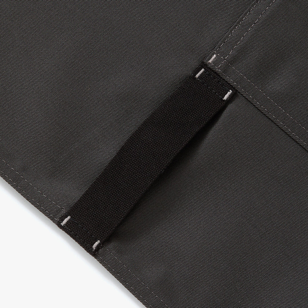The Essential Apron - Char Grey Poly-Cotton 6