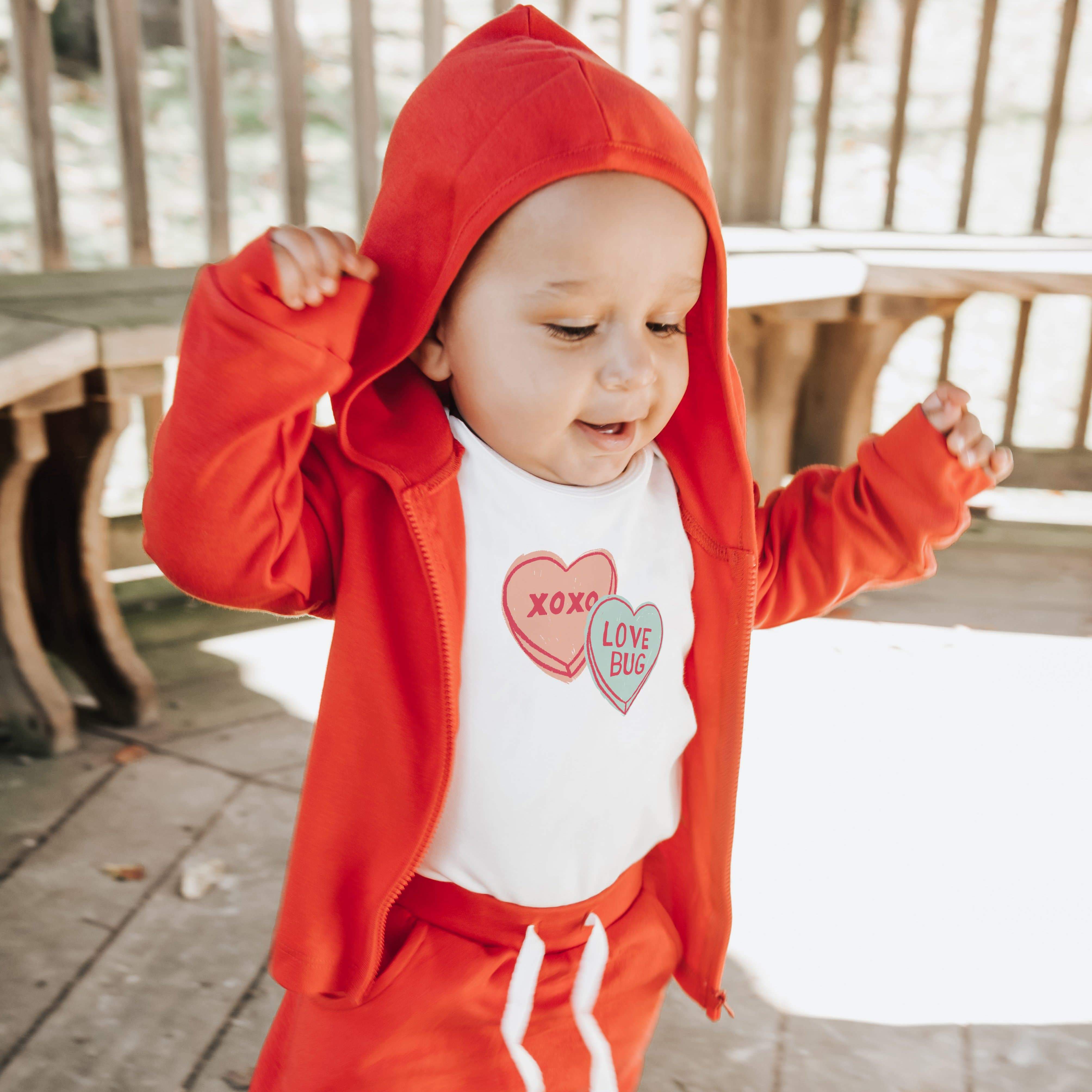 graphic bodysuit | candy hearts 4