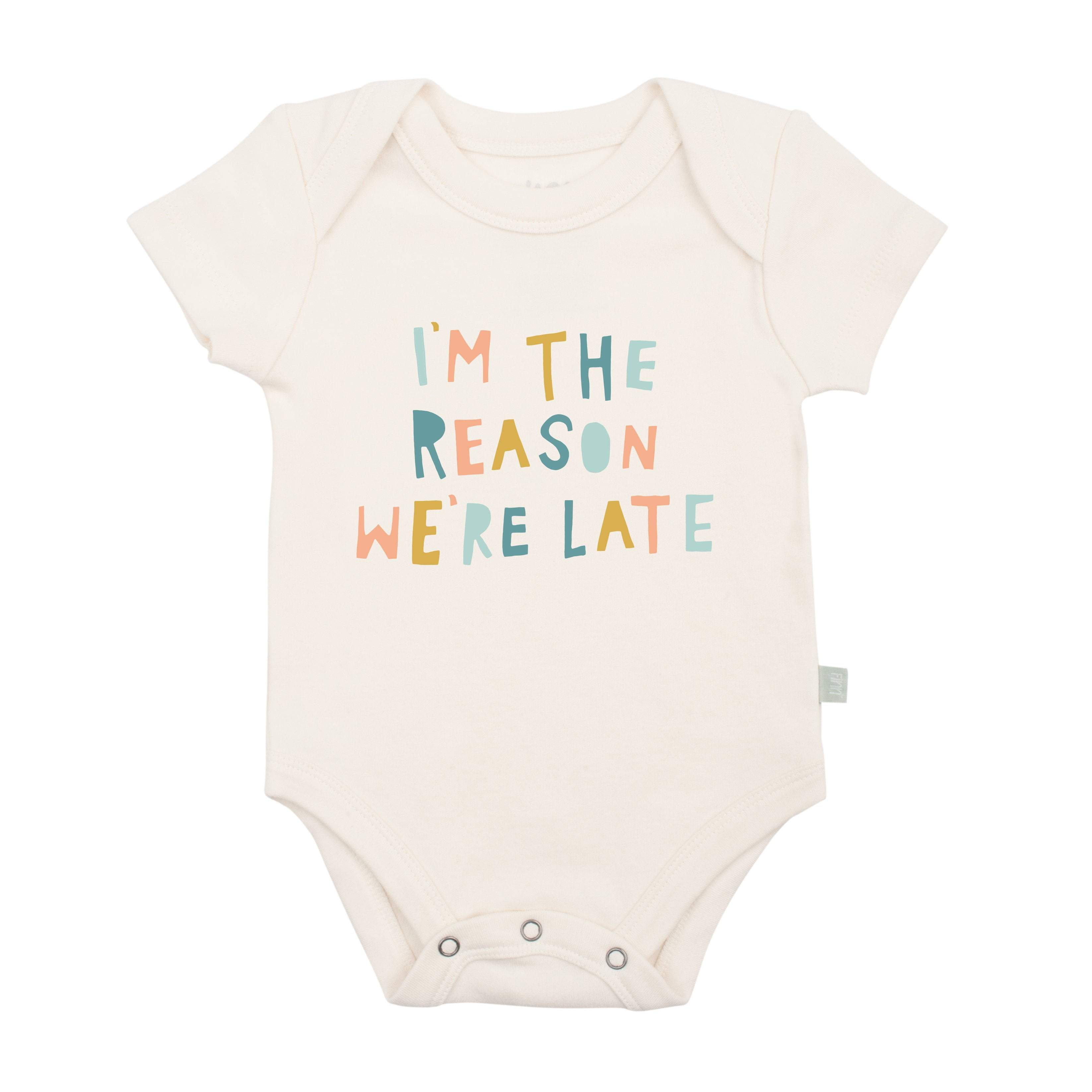 graphic bodysuit | reason we are late