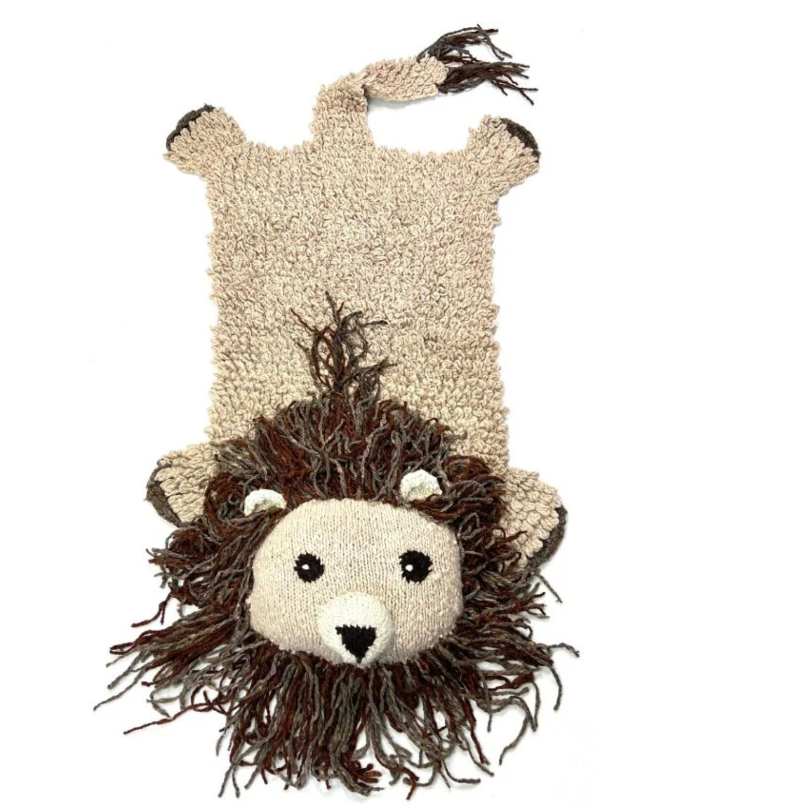 Organic Wool Play Mat + Nursery Rug  | Lion 3