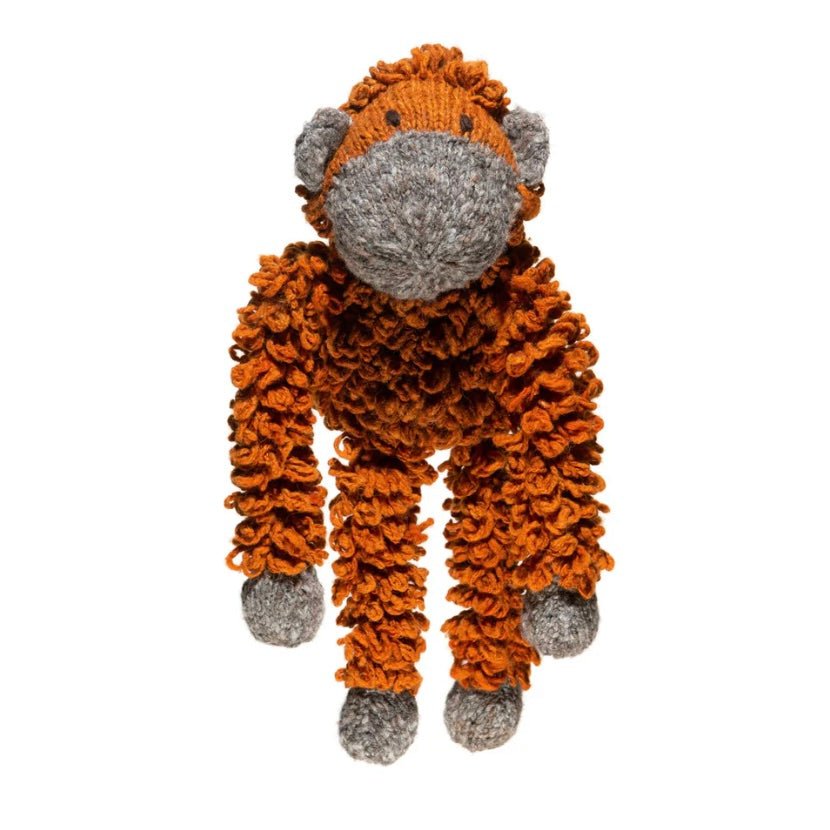 Wool Knit Buddy  | Opal the Oranguntan 8