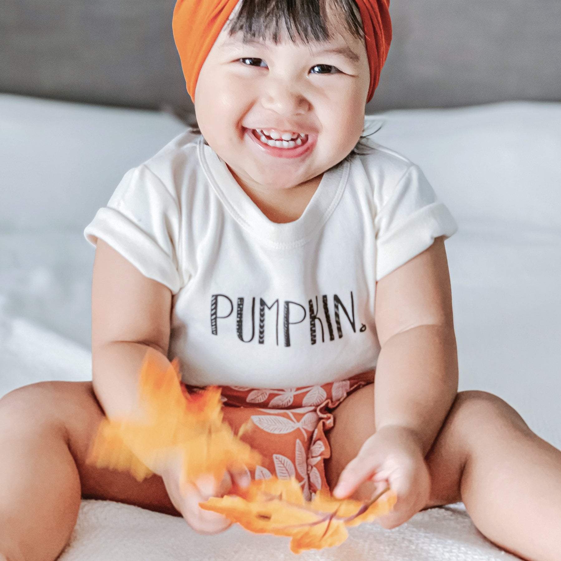 graphic bodysuit | pumpkin 3