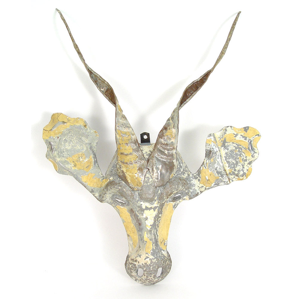 Kudu Animal Mask - Recycled Metal Wall Art 6