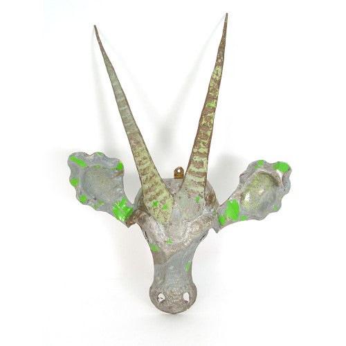 Sable Animal Mask - Recycled Metal Wall Art 4