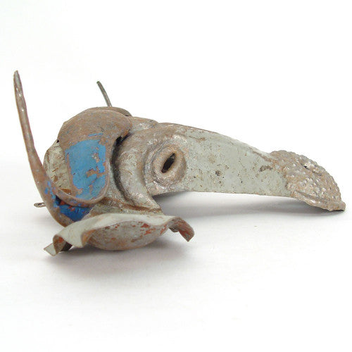 Springbok Animal Mask - Recycled Metal Wall Art 5