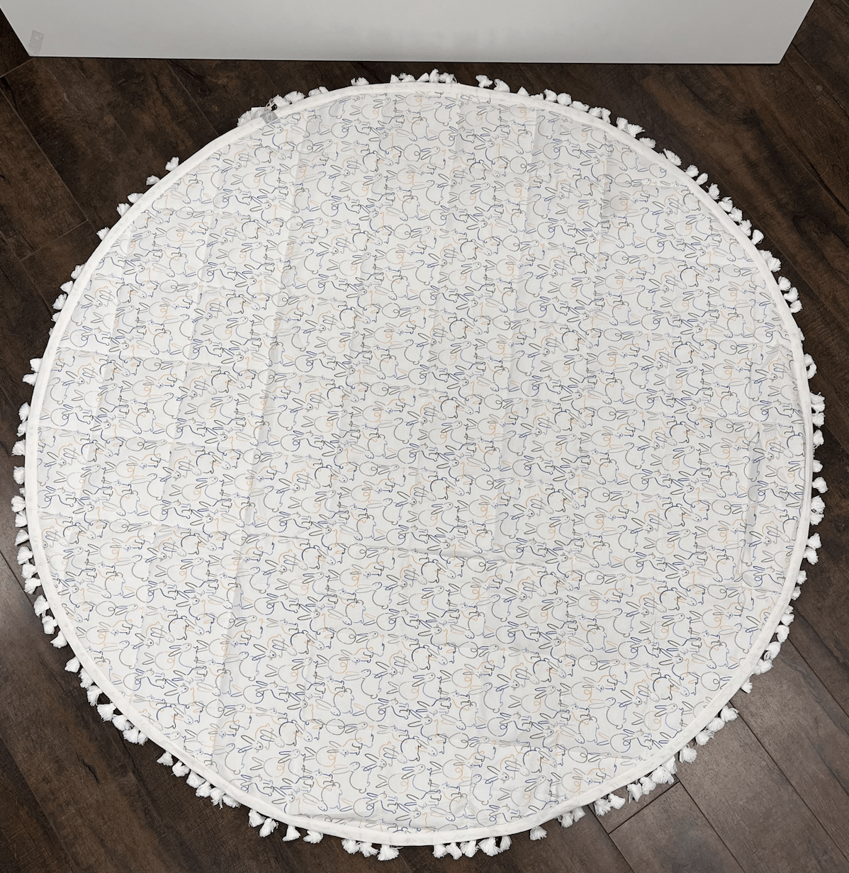 Organic Play Mat | Round | Bunnies 6