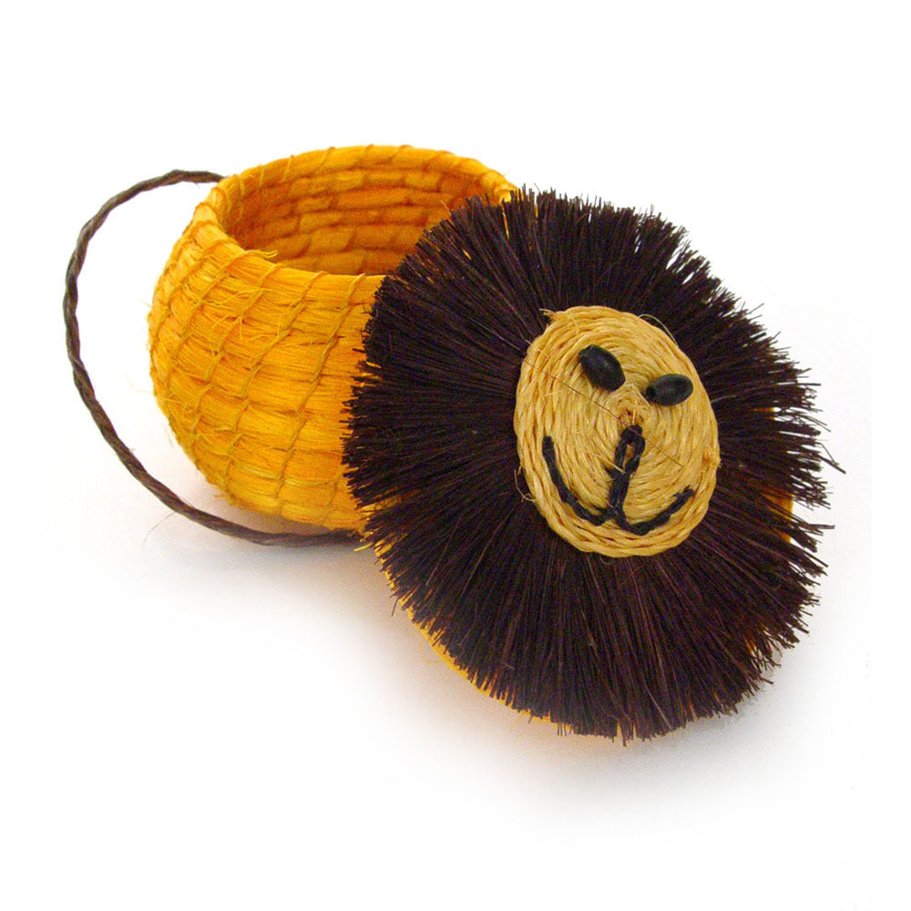 Lion Lidded Basket 3