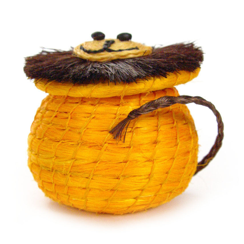 Lion Lidded Basket 4