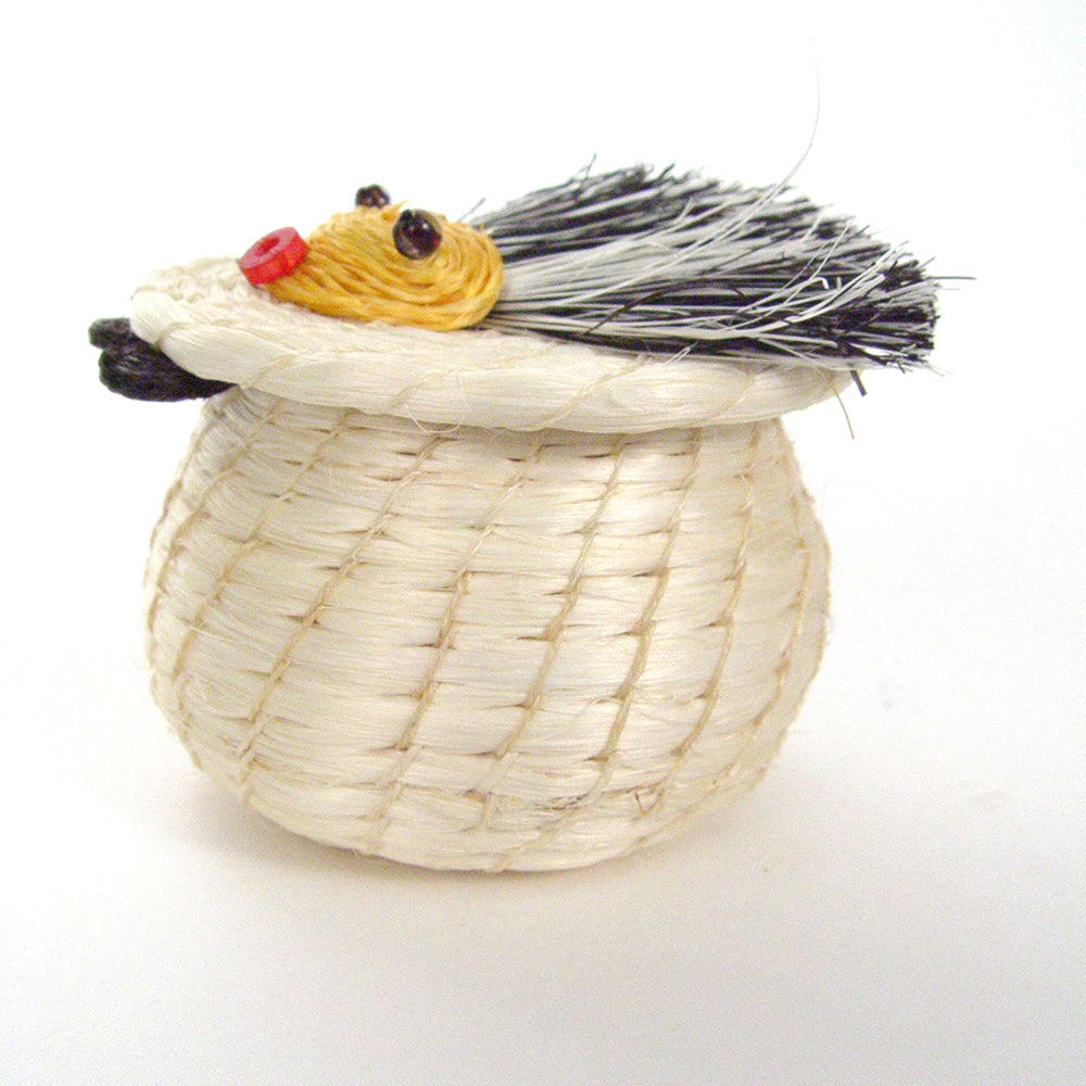 Hedgehog Lidded Basket 4