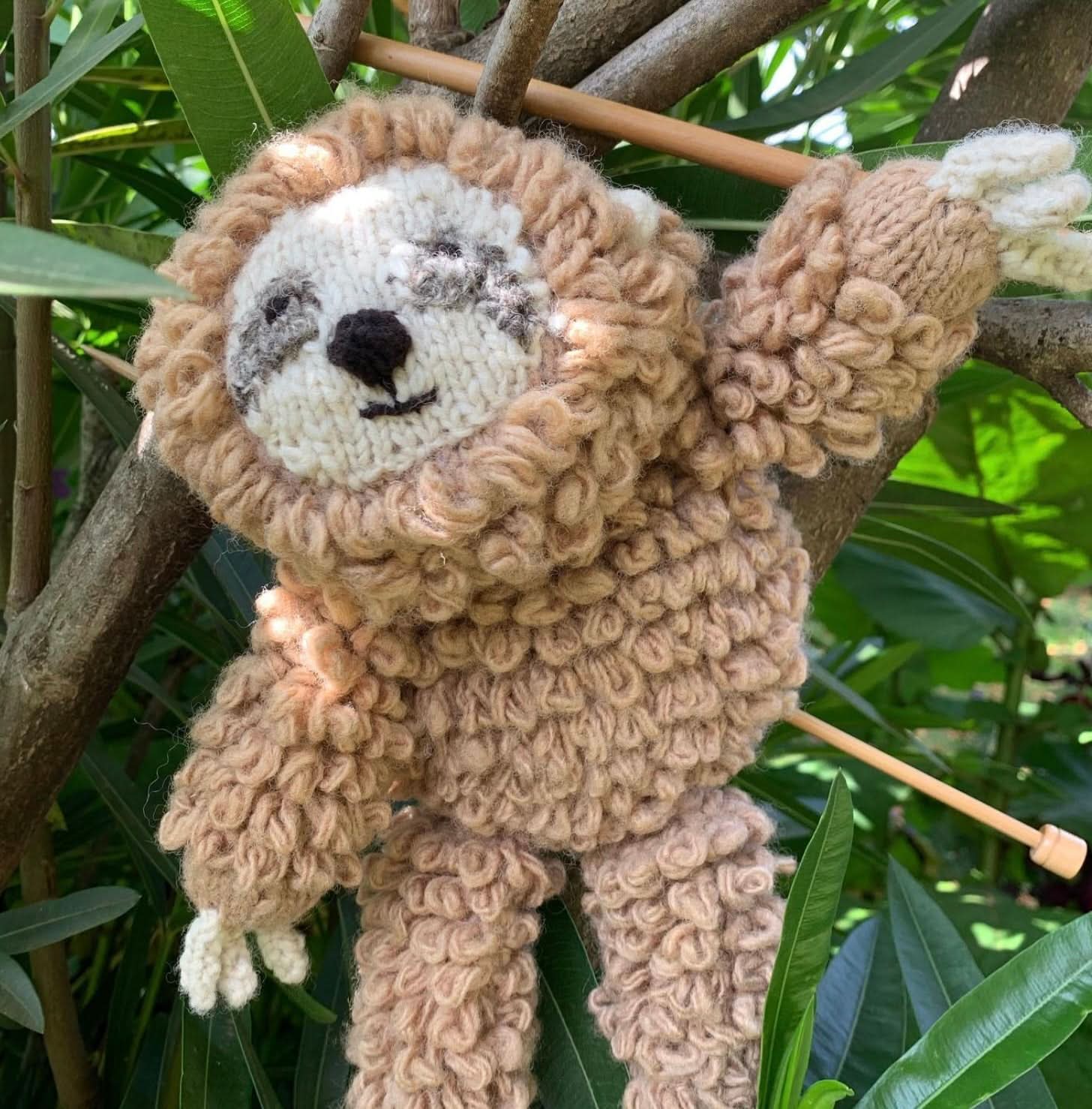 Wool Knit Buddy  | Sam the Sloth 4