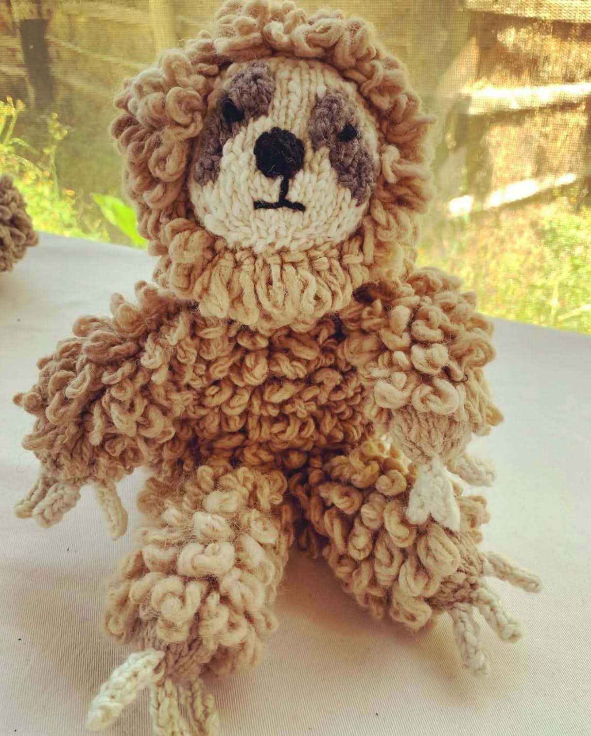 Wool Knit Buddy  | Sam the Sloth 5