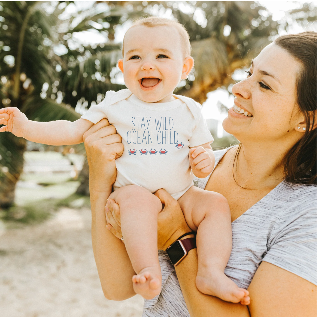 graphic bodysuit | stay wild ocean child 3