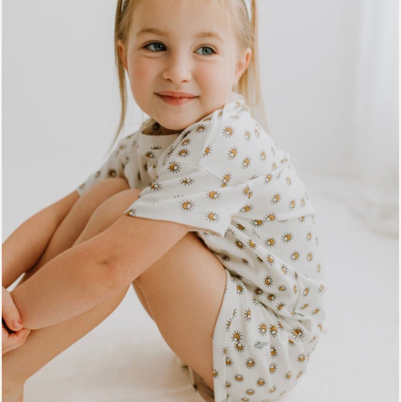 shirt & short set | sun ray