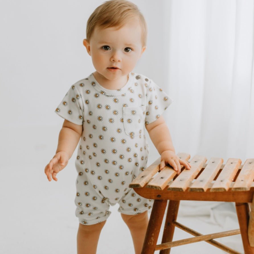 short sleeve romper | sun 4