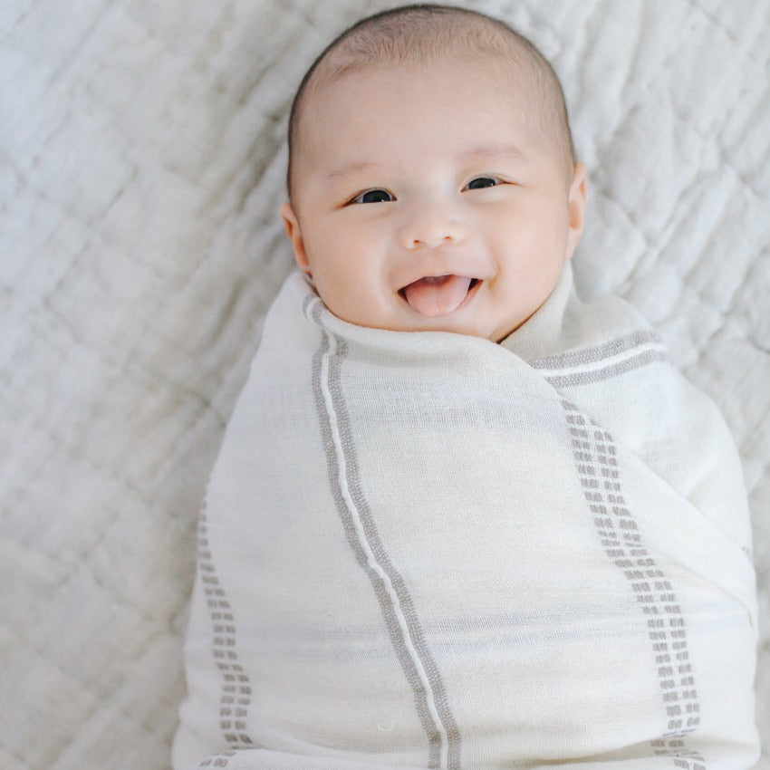 Baby Swaddle Blanket - Stone 10