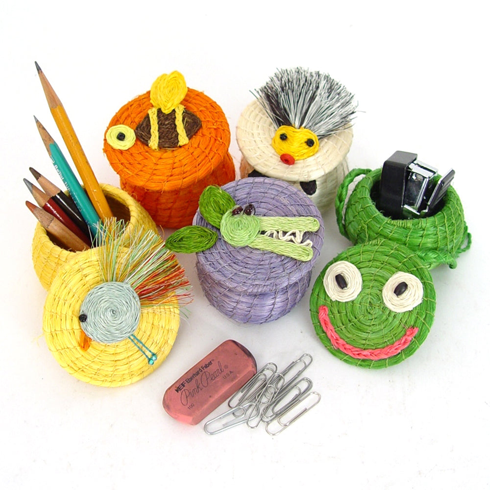 Owl Lidded Basket 4