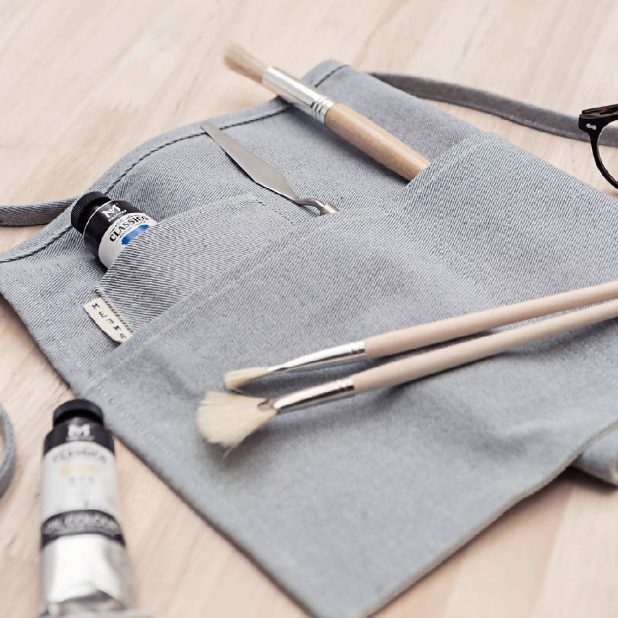 Blue Waist Apron 4