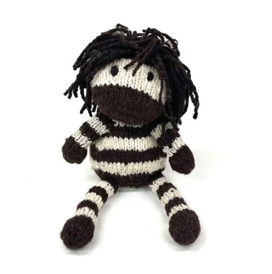 Wool Knit Buddy  | Zachary the Zebra 4