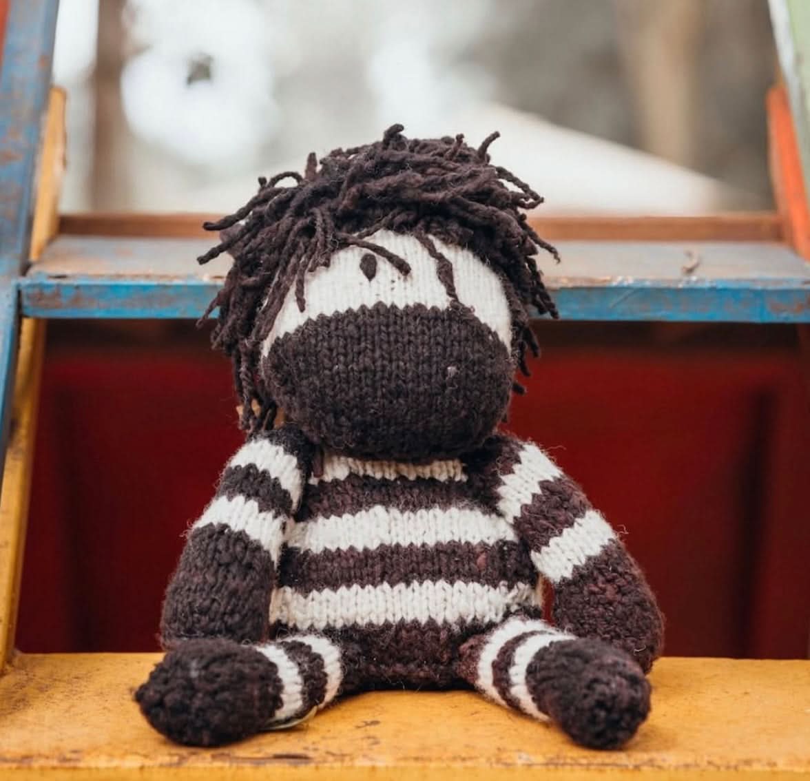 Wool Knit Buddy  | Zachary the Zebra 6