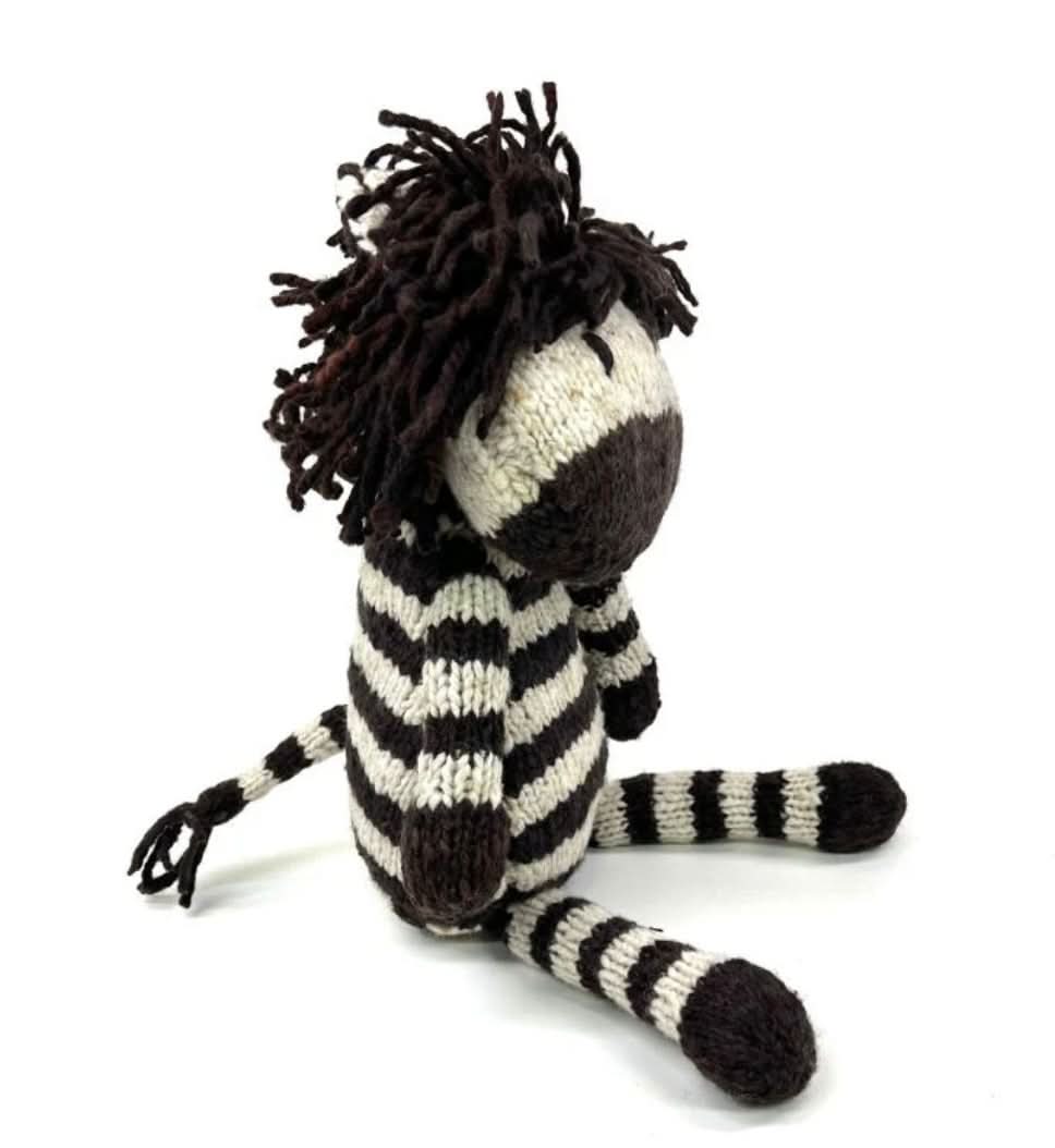 Wool Knit Buddy  | Zachary the Zebra 8