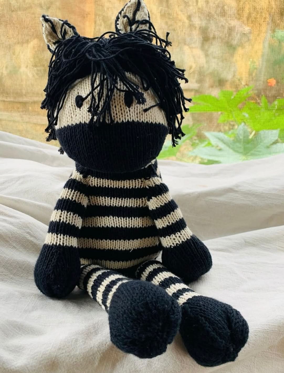 Wool Knit Buddy  | Zachary the Zebra 9