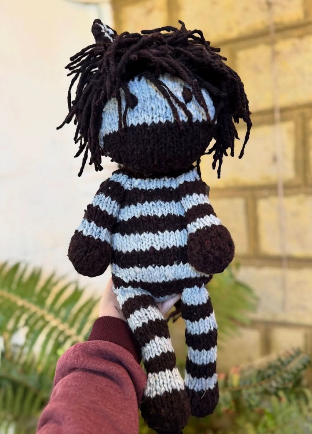 Wool Knit Buddy  | Zachary the Zebra 10